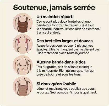 Dites adieu au soutien-gorge, gardez tout le maintien